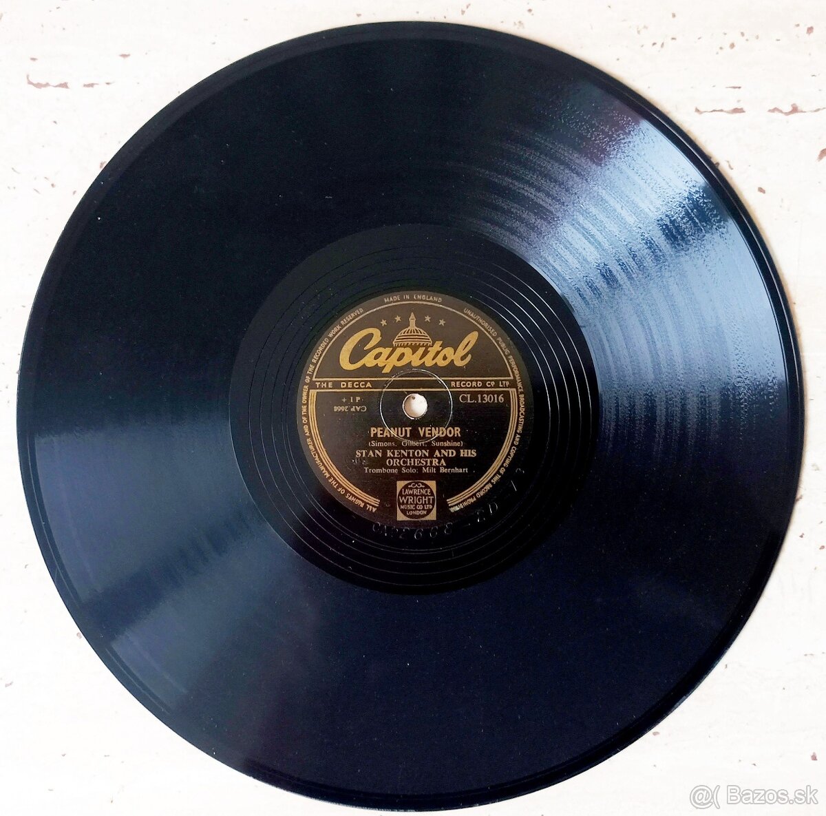 9 starožitných šelakových gramodesek americký jazz, swing - 10