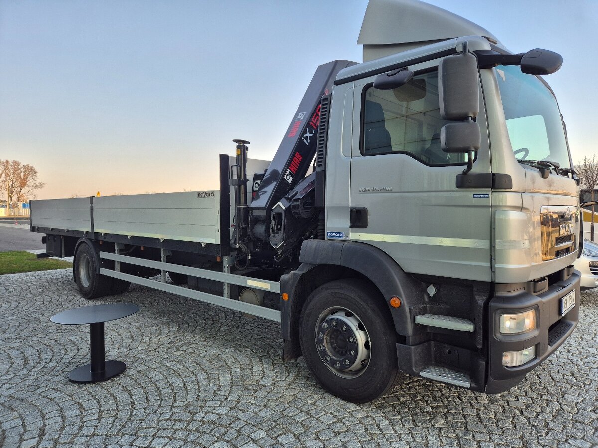 MAN TGM 18.290 VALNÍK + NOVÁ HYDRAULICKÁ RUKA HIAB - 10