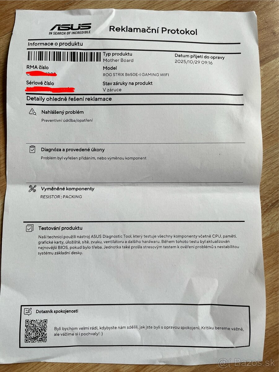 Predám ASUS ROG STRIX B650E-I GAMING WIFI - 10