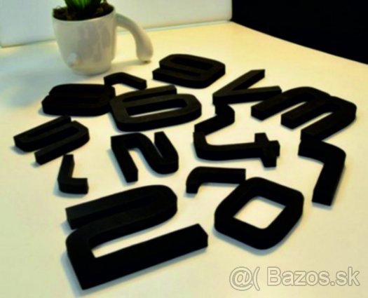 VELKÉ Nástenné hodiny na stenu 3D hodiny 015S silver - 10