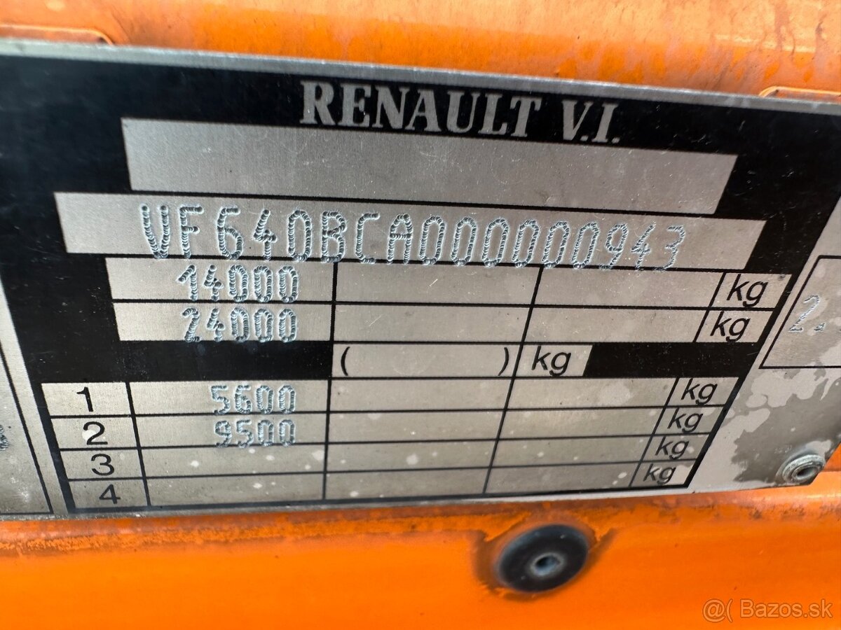 RENAULT MIDLINER CISTERNA KROPIČKA 4X4 1999 VIN 943 - 10