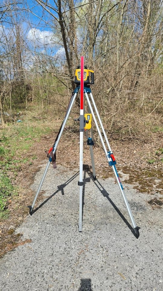 Rotačný laser zelený 360 komplet príslušenstvo - 10