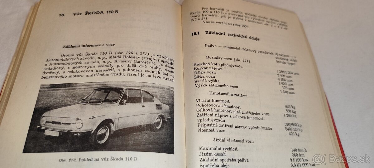 Škoda 100 / 110 / 110R manuál kniha údržba opravy Š100 Š110R - 10