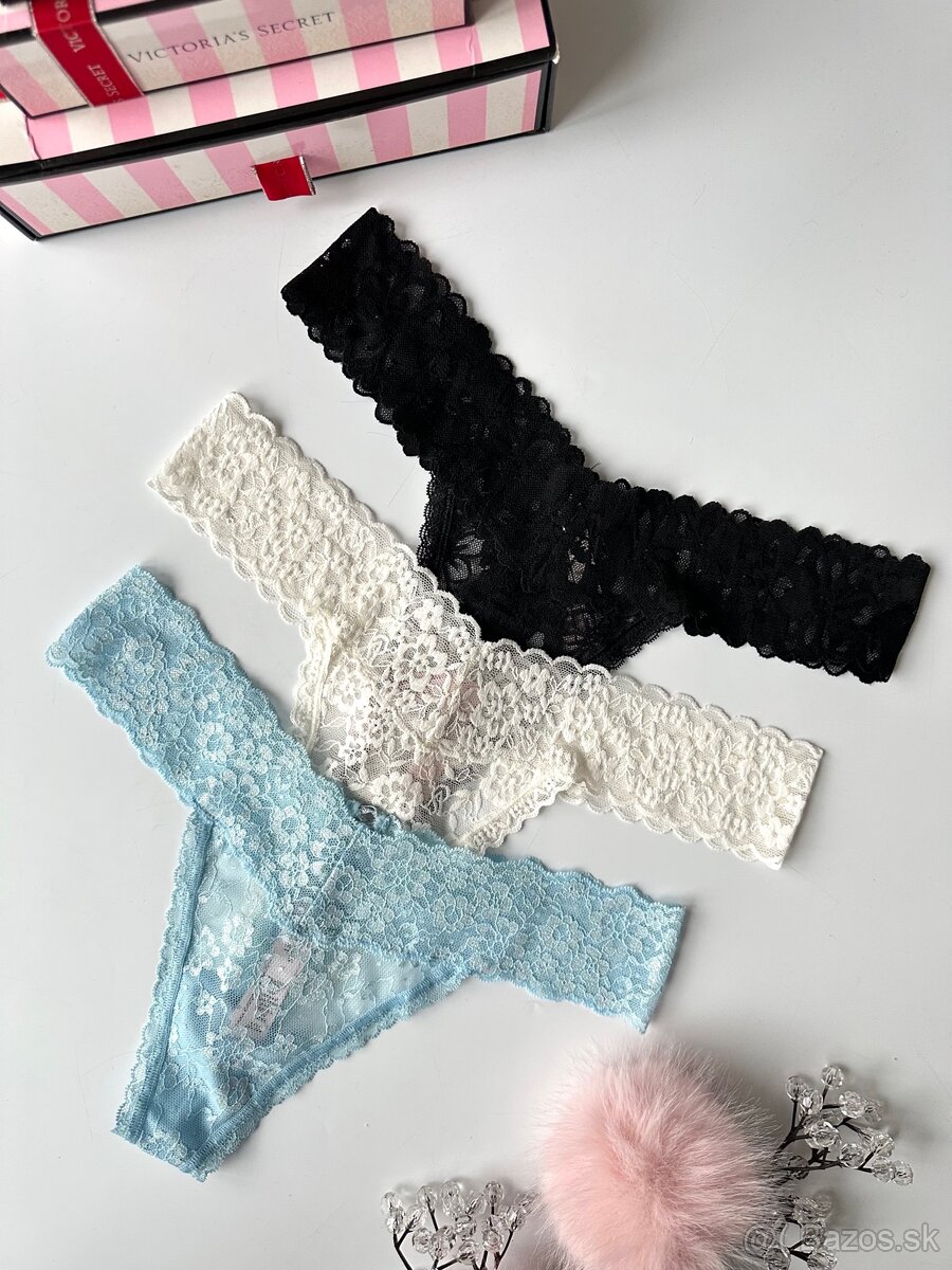 Victoria’s Secret Pink tanga nohavičky L - 10