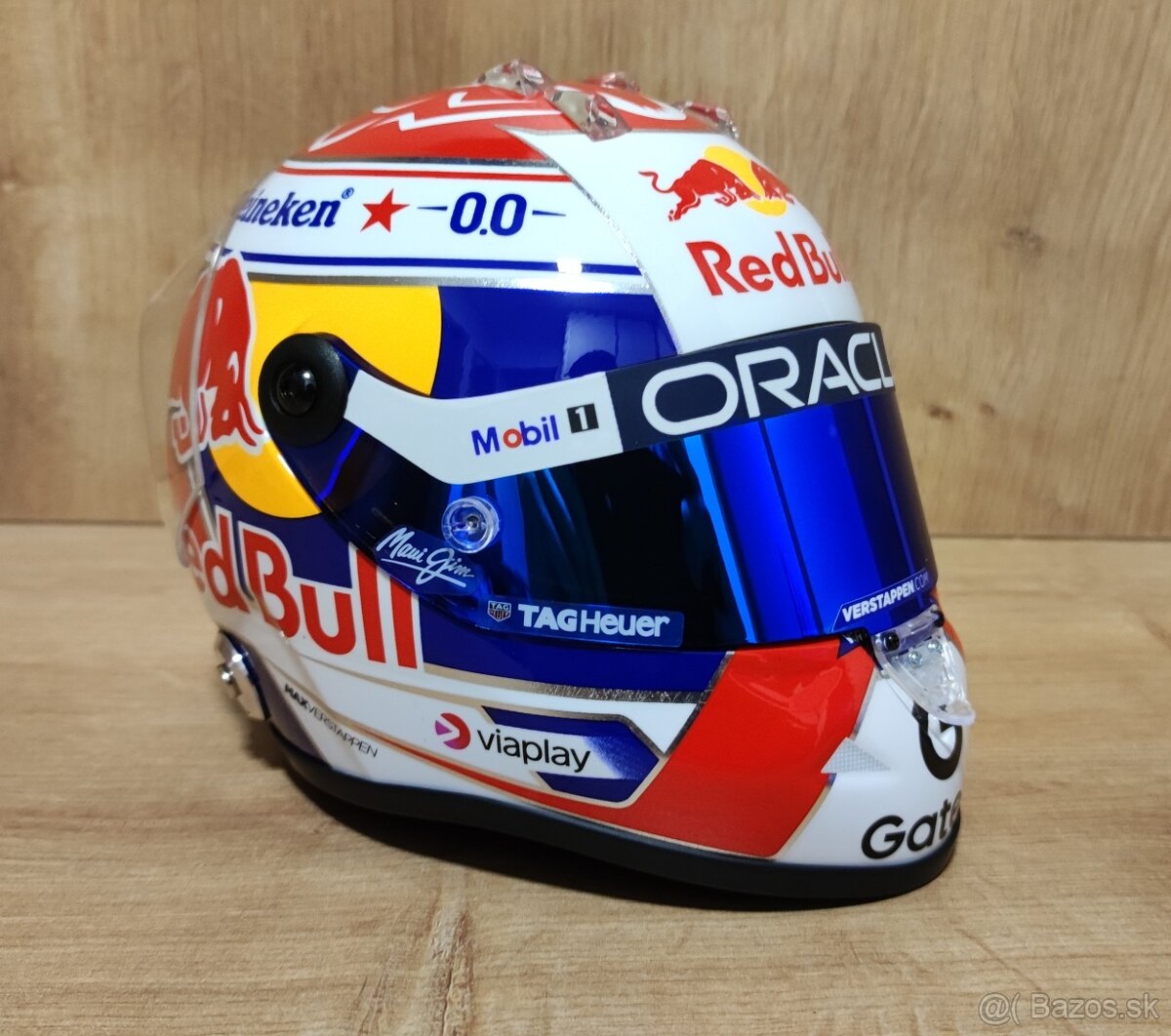 Max Verstappen - 2025 sezonna helma 1:2 + podpis karta - 10