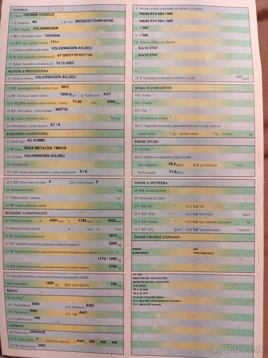 Vw touran 1.9 tdi - 10