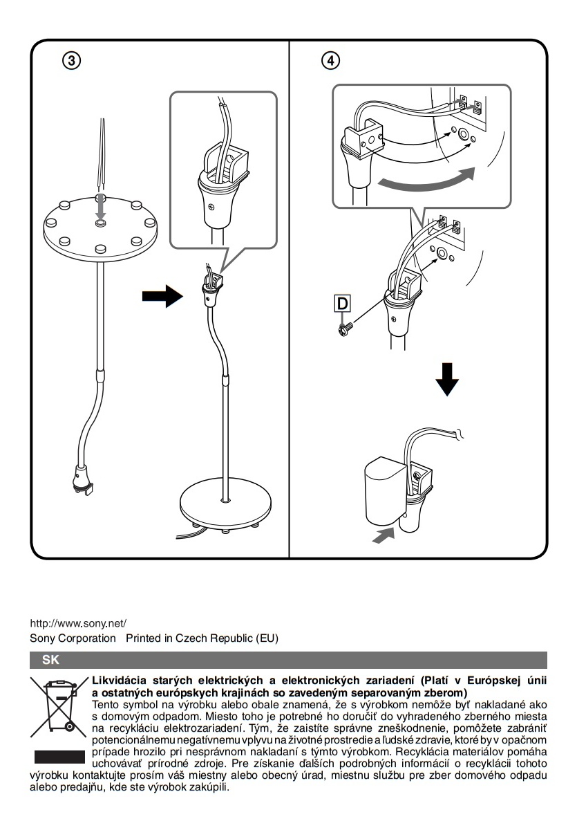 SONY WS FV11 - podlahové stojany na reproduktory - NOVÉ - 10