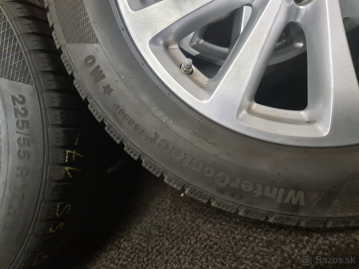 5X112 R17 + ZIMNE PNEU 225/50 R17 conti. - 10