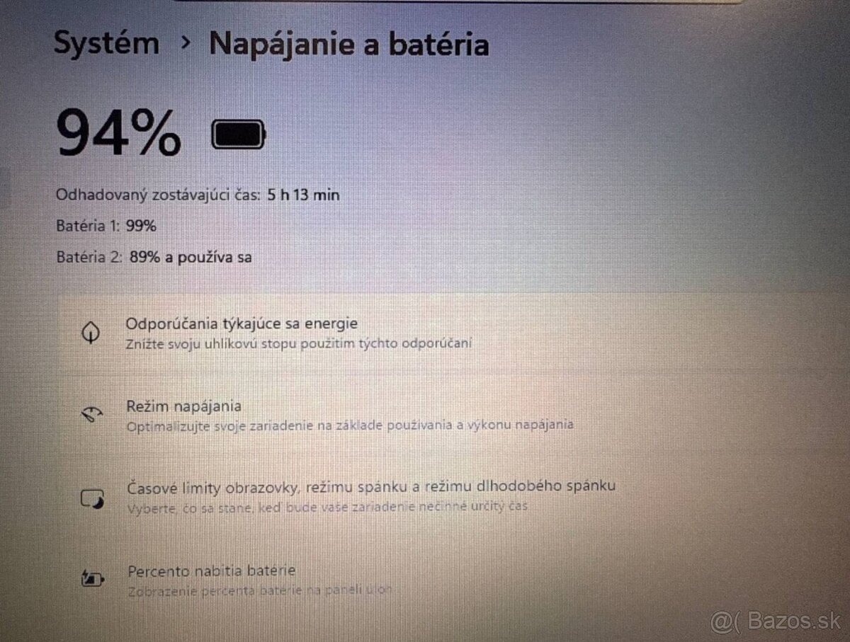Notebook Lenovo T450 / i5 / 8GB RAM / 256GB SSD / Win11 - 10