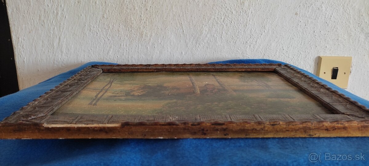 Predám starožitný obraz vojenský 1. svetová vojna - 10