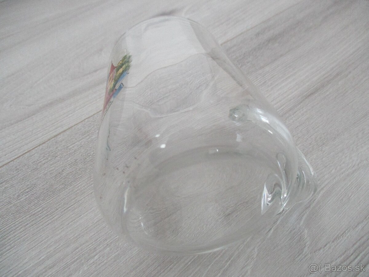 sadu troch starožitných sklenených pohárov - 10