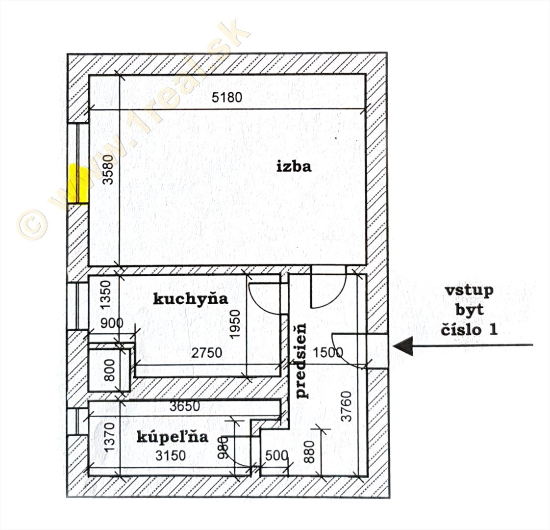 1 izbový byt blízko prírody, Jasenie - 10