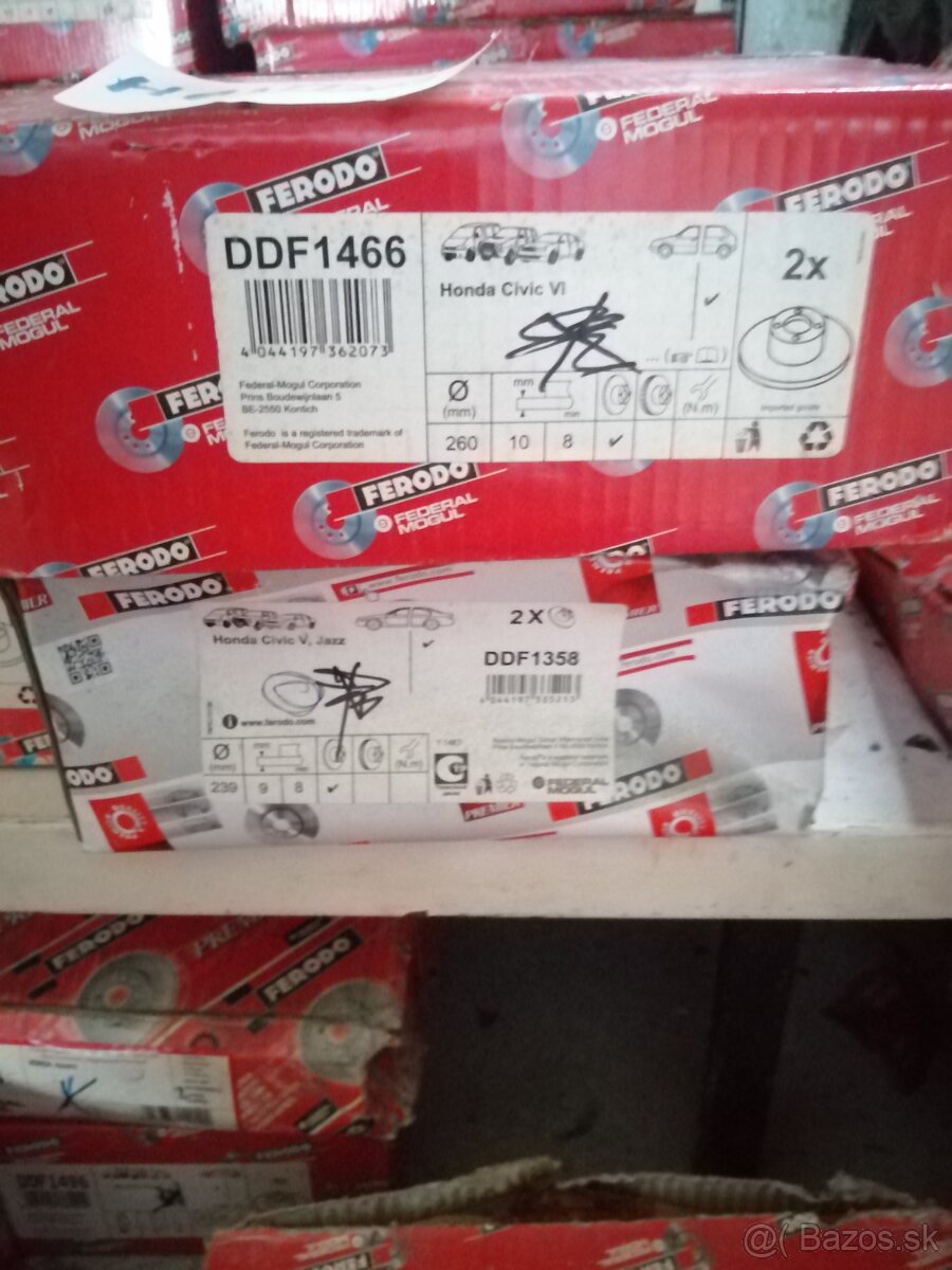 Prodám nové přední, zadní brzdové kotouče Zimmrmann Ferodo - 10