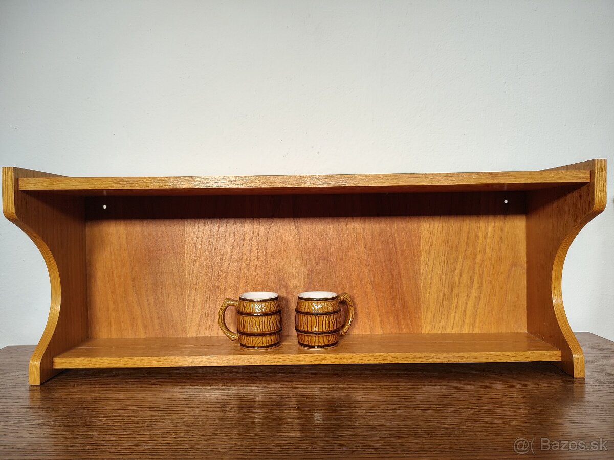 Rustikální police,nábytek s příbehem. - 10