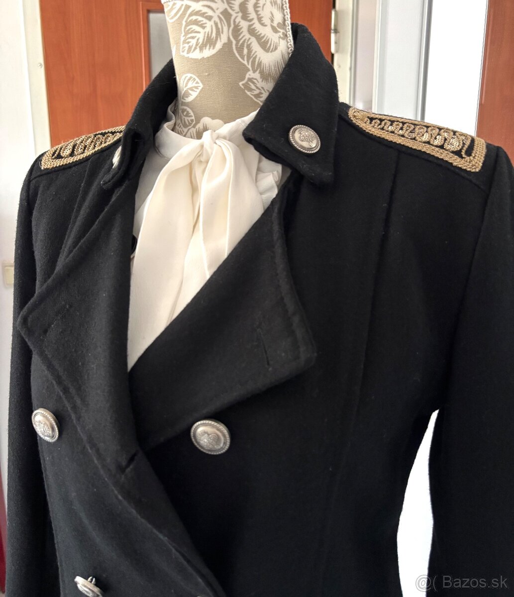 Dámsky vlnený kabát - 10