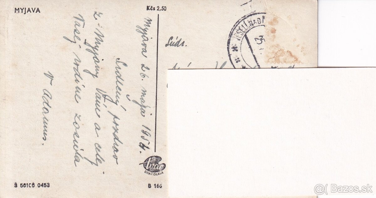 Stará pohľadnica Skalica, Zvolen, Strečno, Myjava - 10