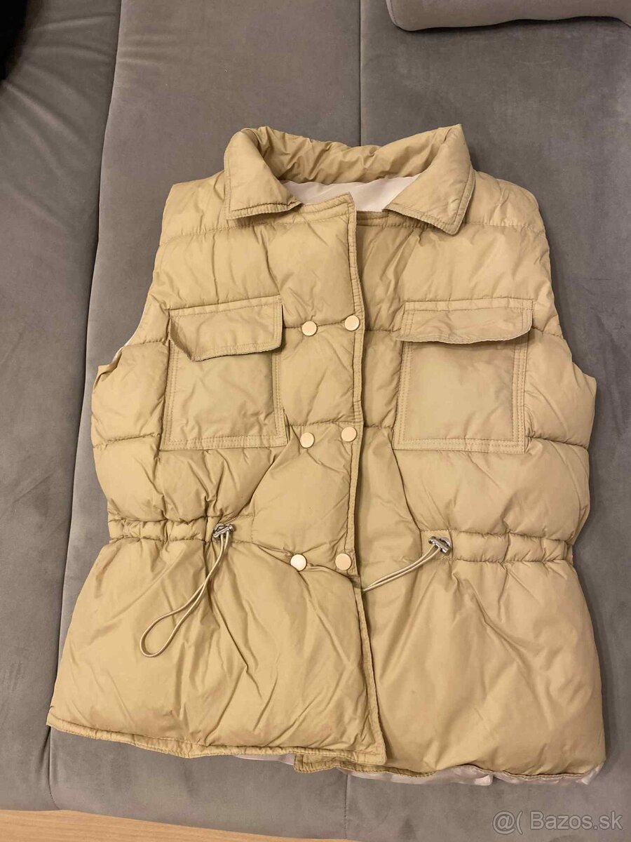 Hnedá dámska vesta - 10