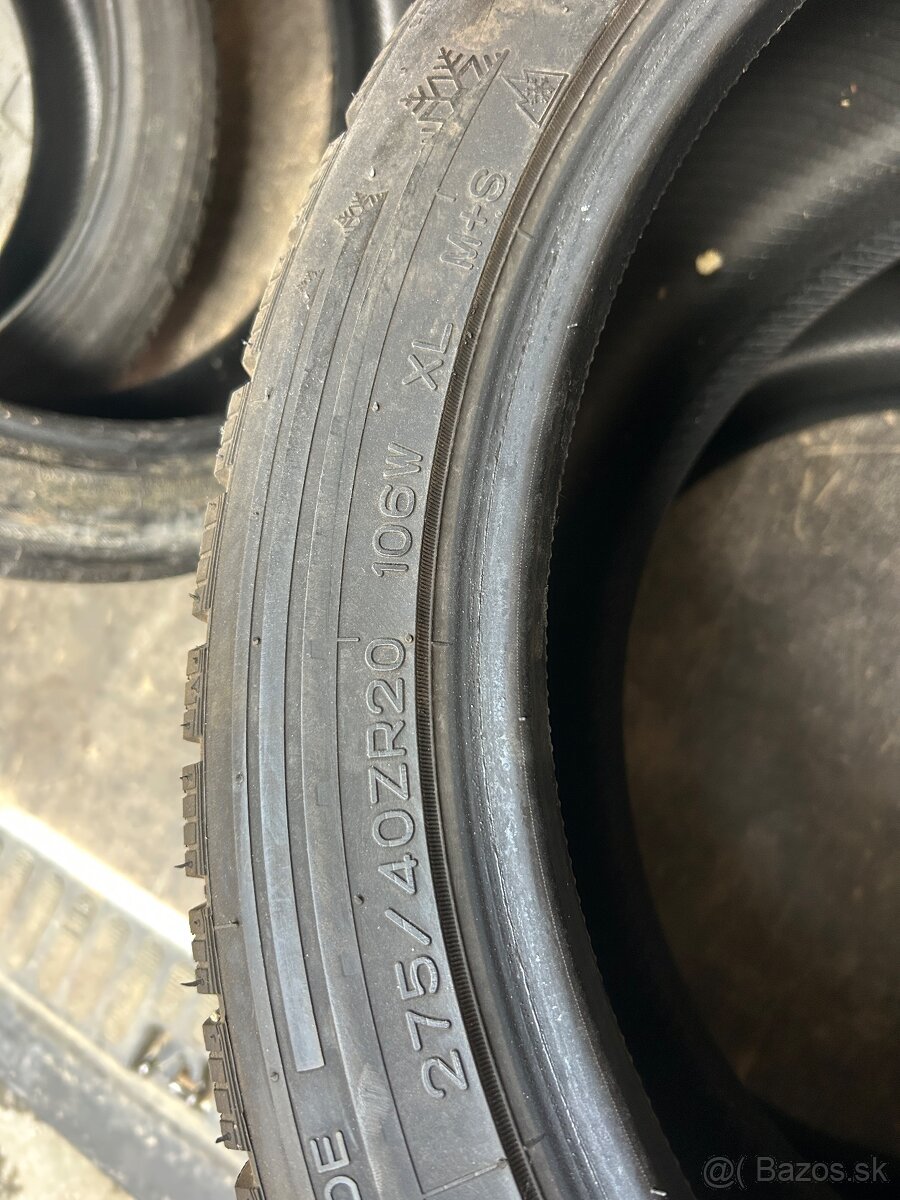 Zimné pneu 2x 315/35r20 2x 275/40r20 dvojrozmer - 10