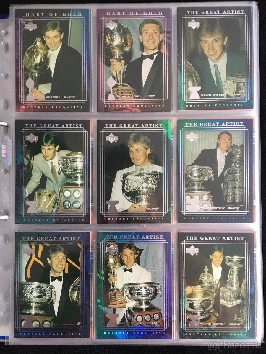 Wane Gretzky hokejove kartičky Gretzky exclusive set 1-99 - 10