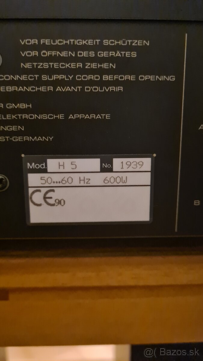 Revox H-linie H5 H6 H2 H208 H210 černá - 10