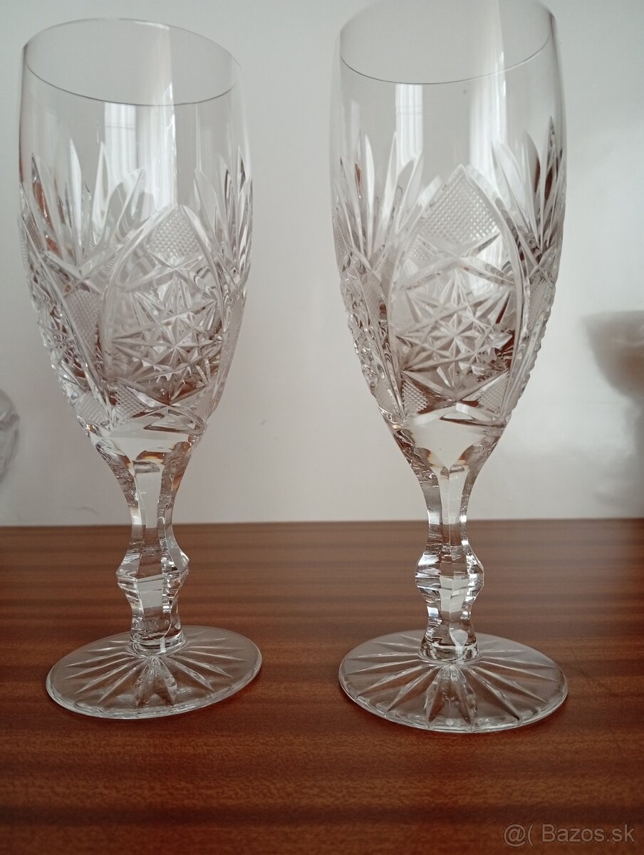 Bohemia kryštál súprava, poháre - 10