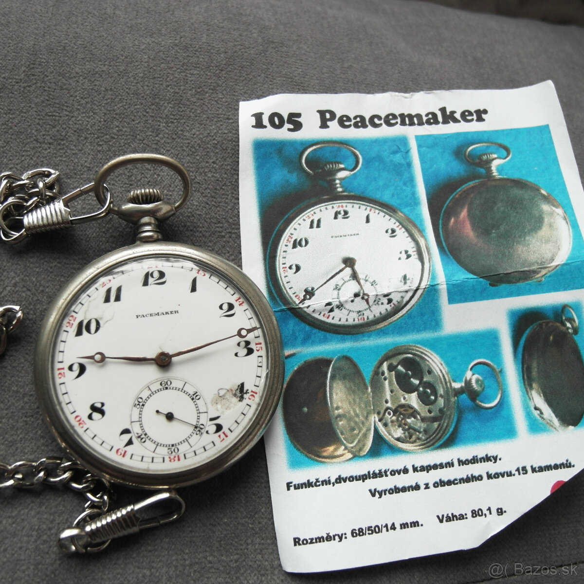 Vreckové hodinky PACEMAKER - 10