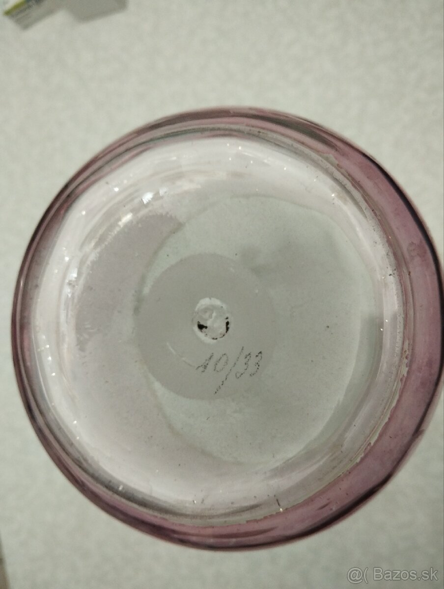 Sklenený džbán - ručná výroba - 10