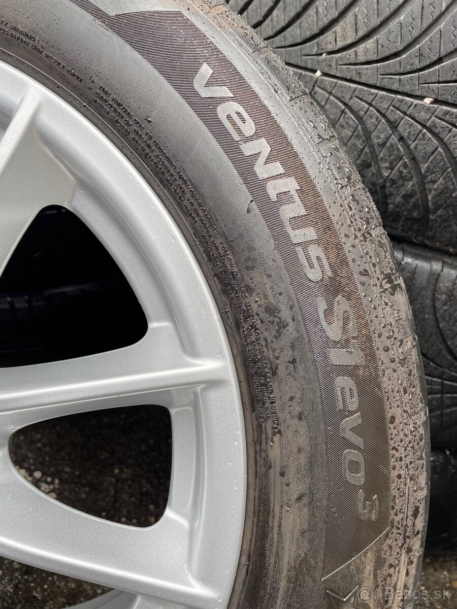 5x112 R17 7,5J ET27 BMW + 225/55 R17 letné (2021) - 10