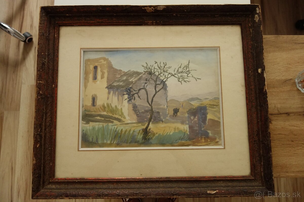 Obraz - Akvarel v ráme - 10