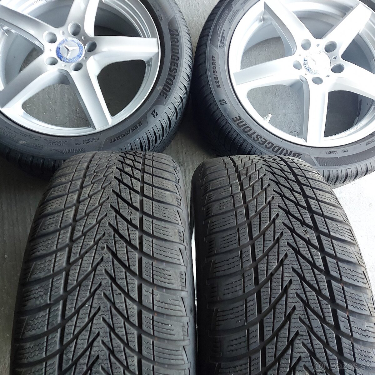 17"Elektróny Dezent 5x112 Mercedes C Class zimné - 10