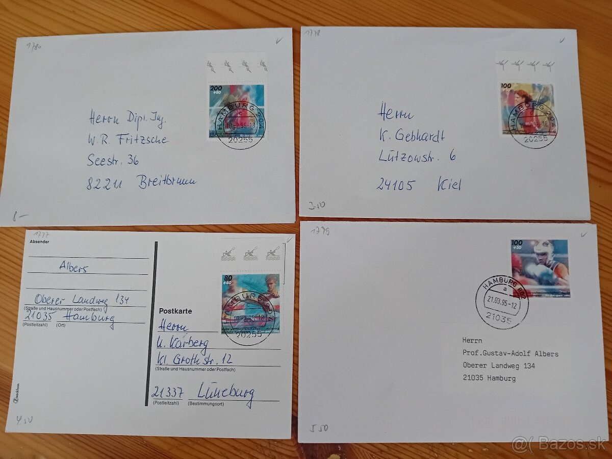 Známky FDC šport - 10