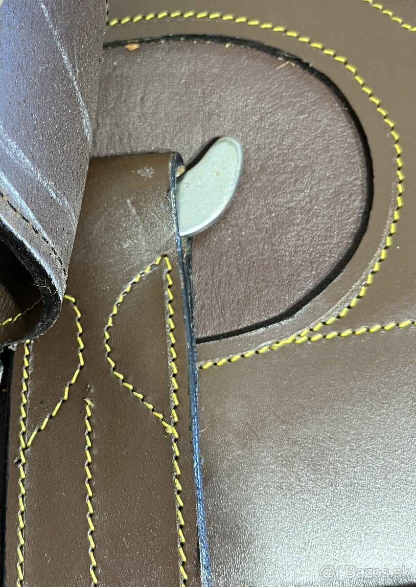 Australské sedlo s hruškou hnědé - 10