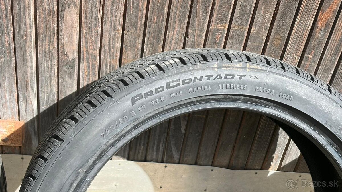 Predám celoročne pneu Continental PRO CONTACT - 10
