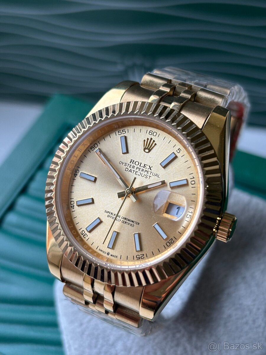 Rolex Datejust Full Gold, Nové, 40mm - 10
