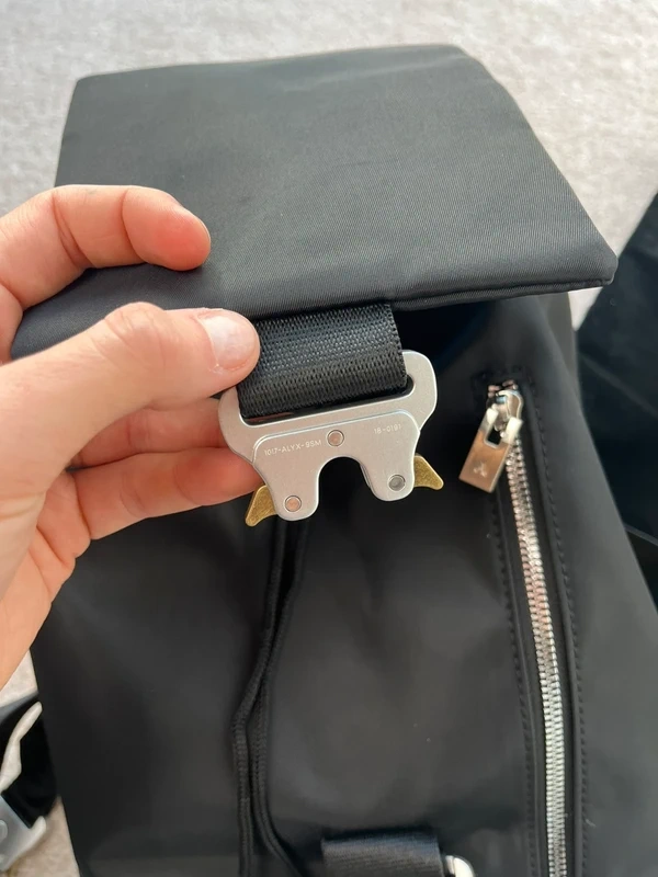 1017 Alyx 9SM Fold-Top Backpack - Black - 10