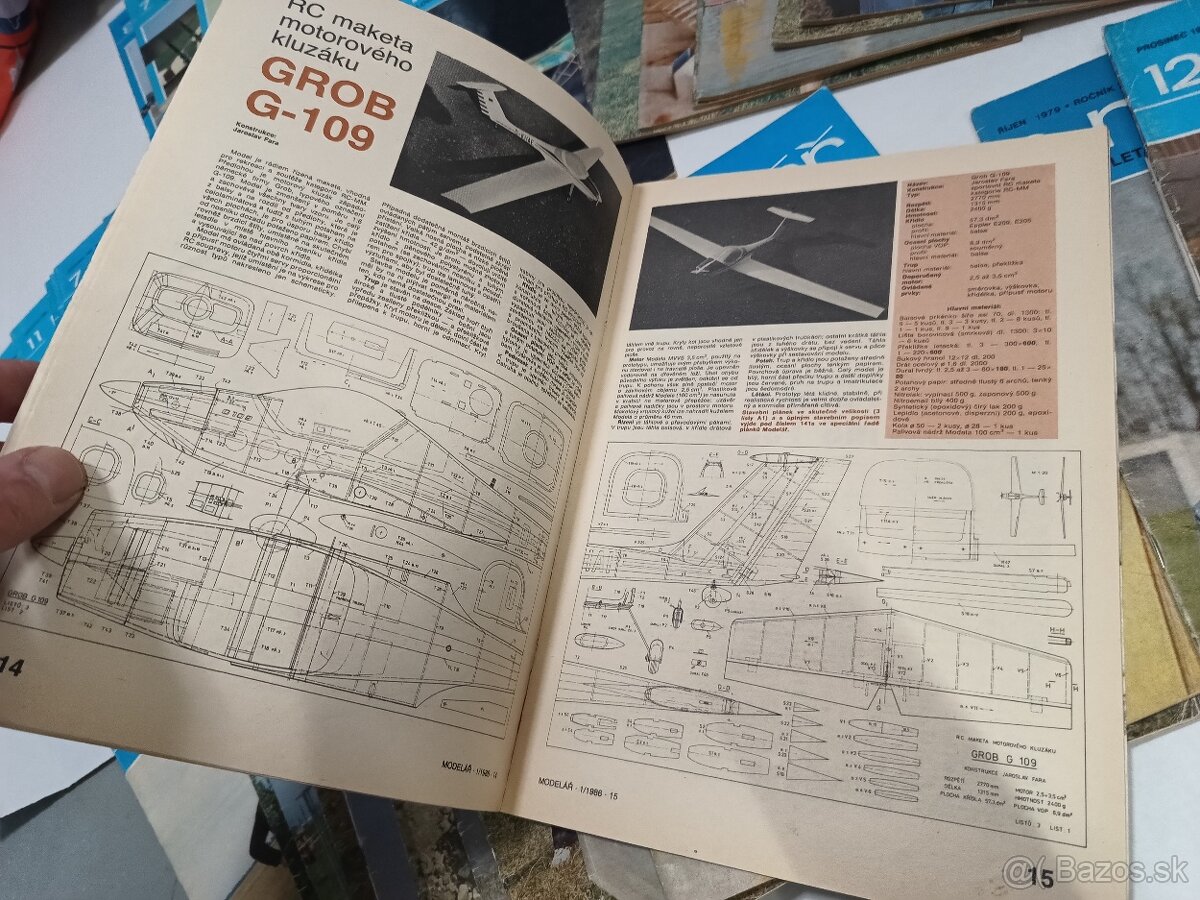 časopis Modelár 1979-1991, 58 čísiel - 10