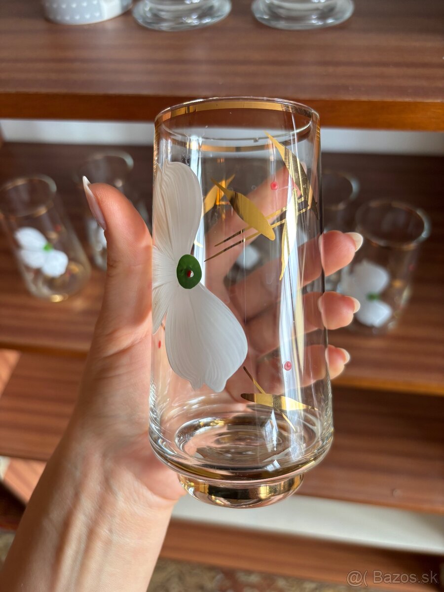 Pozlatene pohare sada - 10