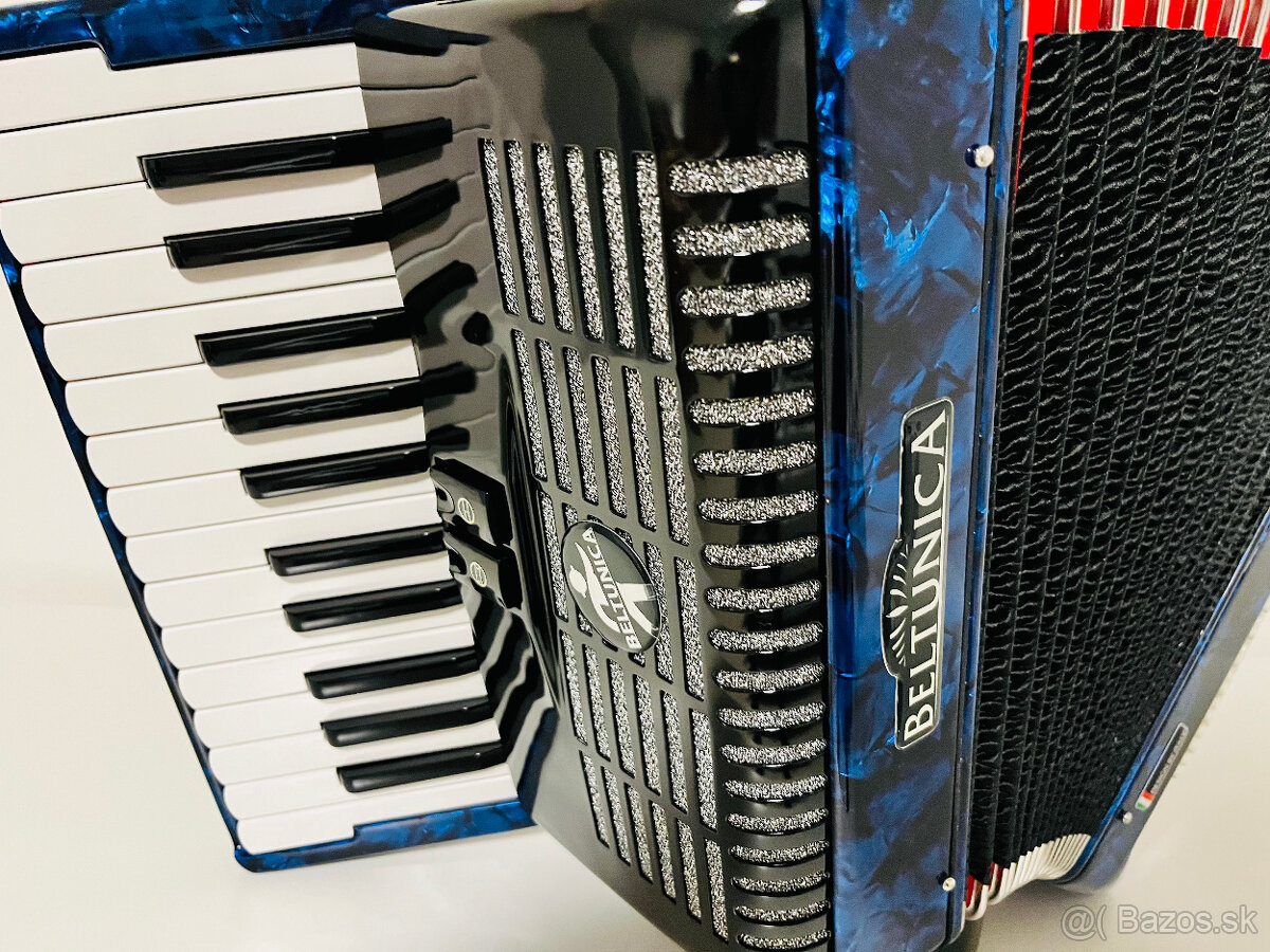 Predám nový akordeón BELTUNICA Vivaldi- 60 basový- ná - 10
