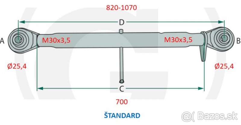 Tretí bod, tiahlo, vzpera - 10