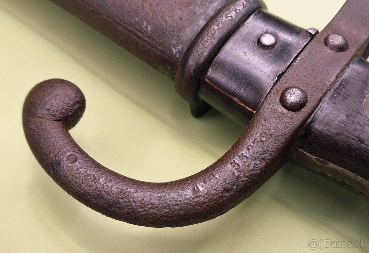 Gras M1874 bajonet bodák - 10