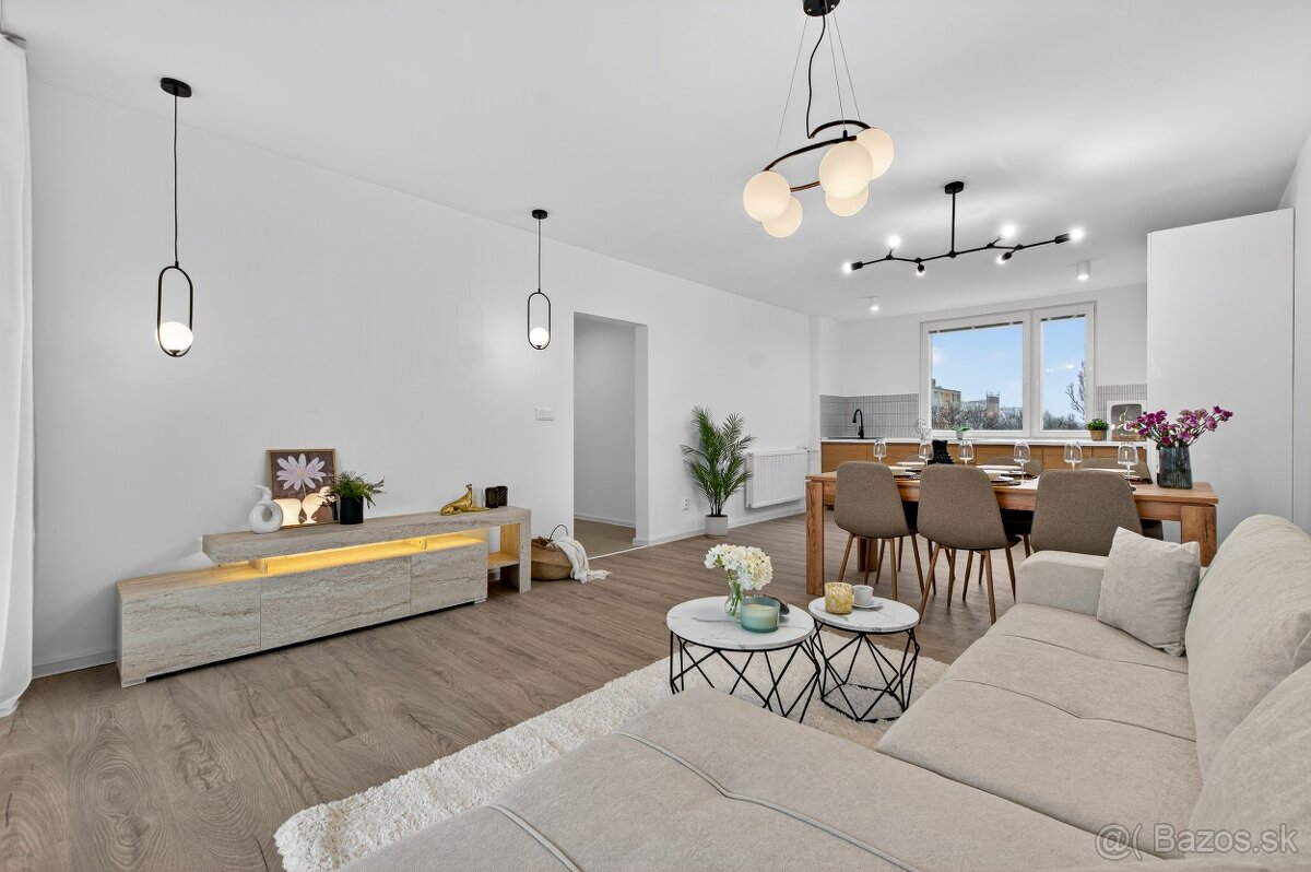 NA PREDAJ ŠTÝLOVÝ 3-IZBOVÝ BYT, KOMPLETNÁ REK., PETRŽALKA - 10