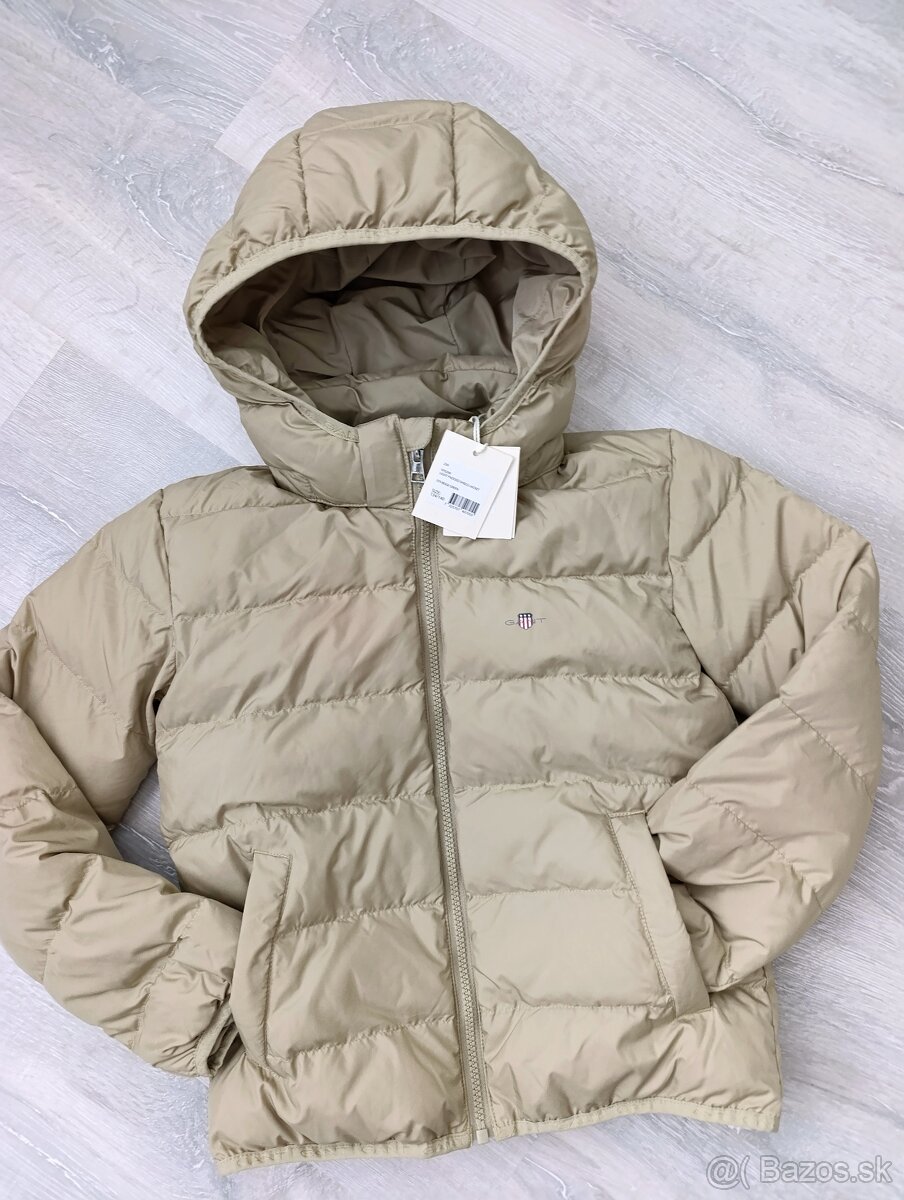 Nová zimná chlapčenská bunda GANT -veľ. 134/140 - 10
