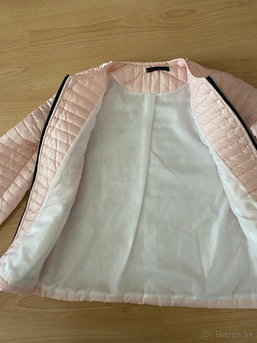 Ružová prechodná bunda - 10