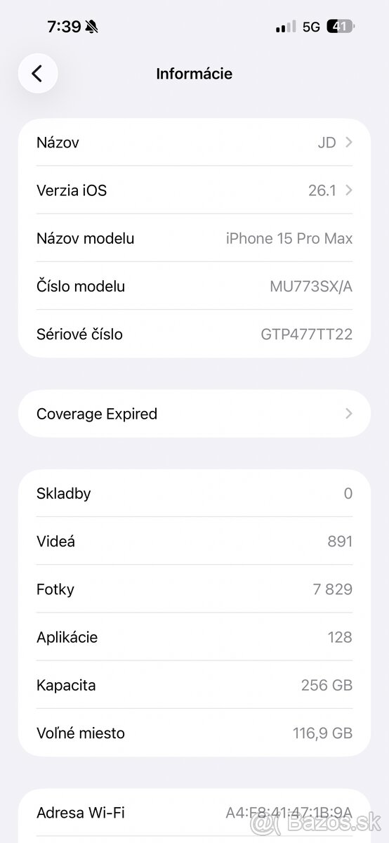 Predám Iphone 15 pro max 256GB V ZÁRUKE - 10