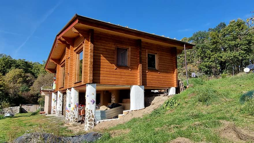 Fínsky zrub na samote Devičie, okres Krupina - 10