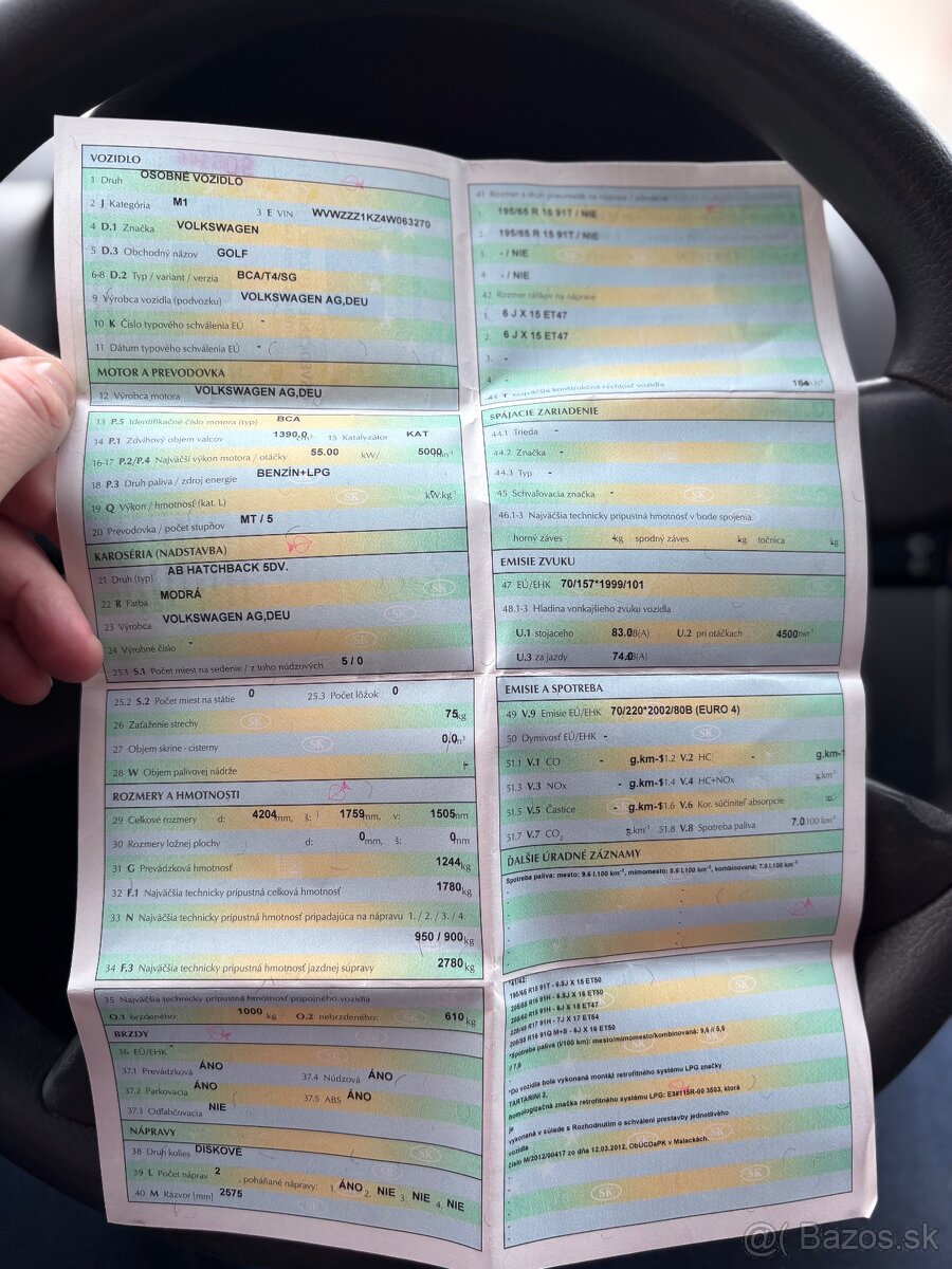 Volkswagen golf 5 r.v.2004,55KW - 10
