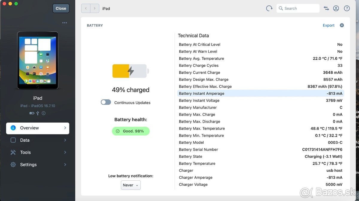 Apple iPad 5.Gen 32gb Wi-Fi Spacegray 33cyklov - 10