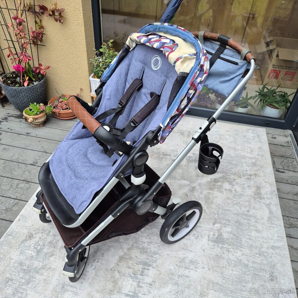 Kočík Bugaboo Fox, farba Blue Melange - 10