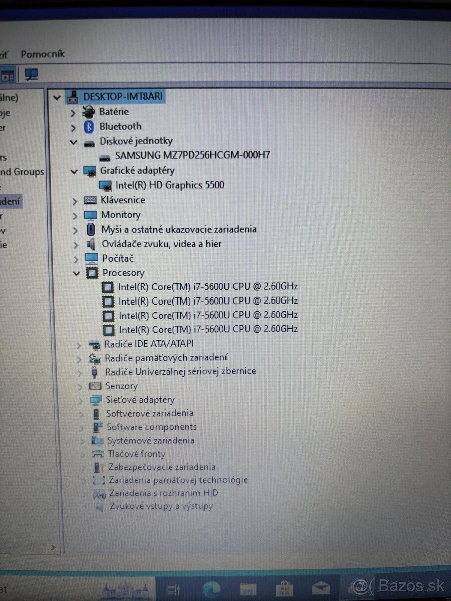 #012 - HP EliteBook 820 G2/i7 5600U/16GB/256GB SSD/W10 - 10