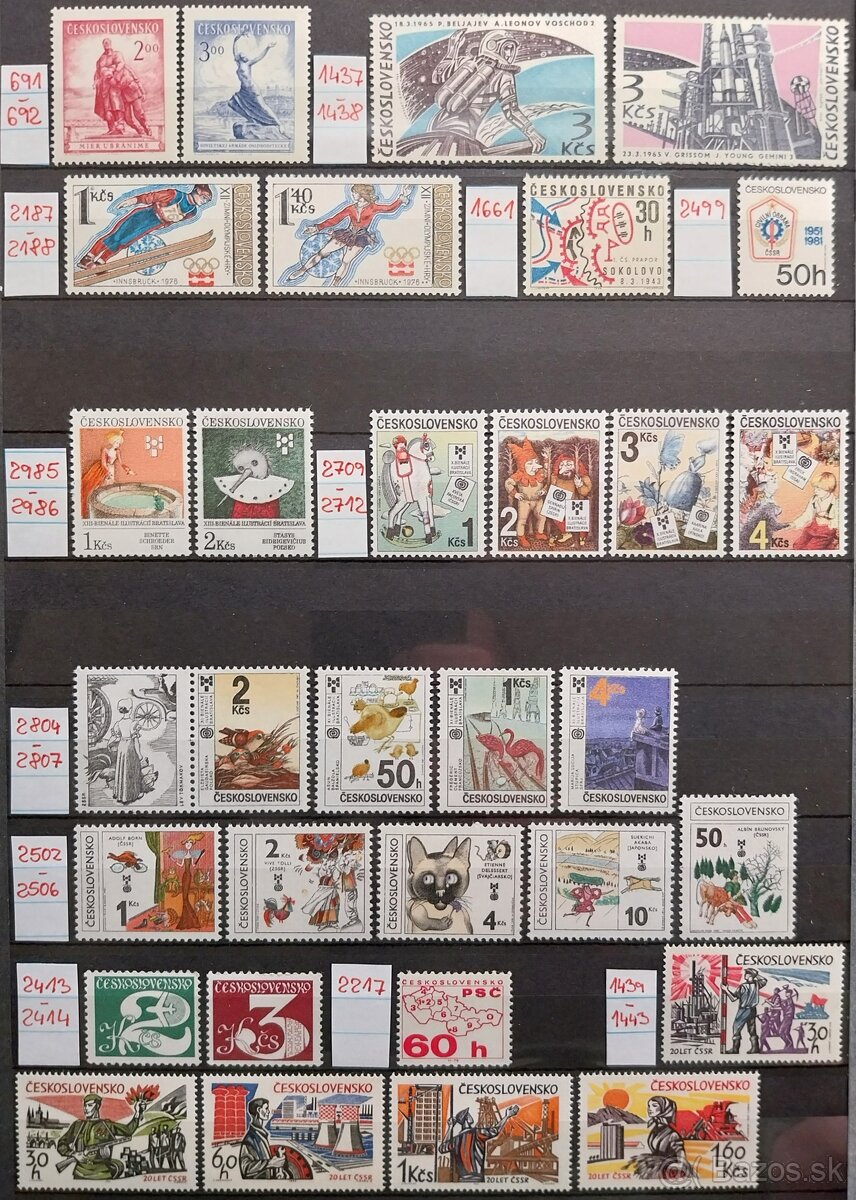 Známky ČESKOSLOVENSKO – 2 - 10